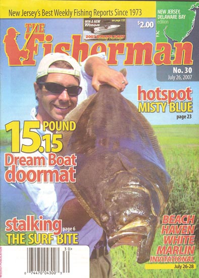15 pound the fisherman magazine scott newhall doormat