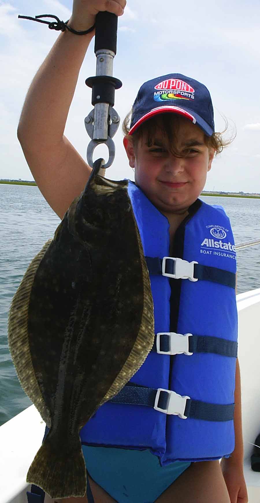 Kids welcome!  Have a great time flounder fishing!!