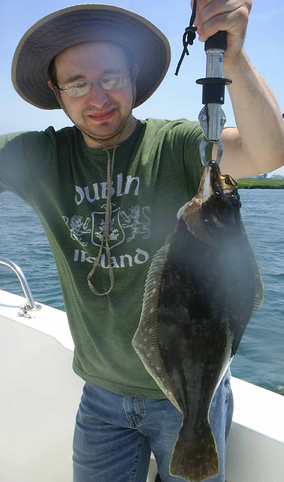 Large flounder are caught in the waters near Atlantic City, Brignantine, Longport and Margate