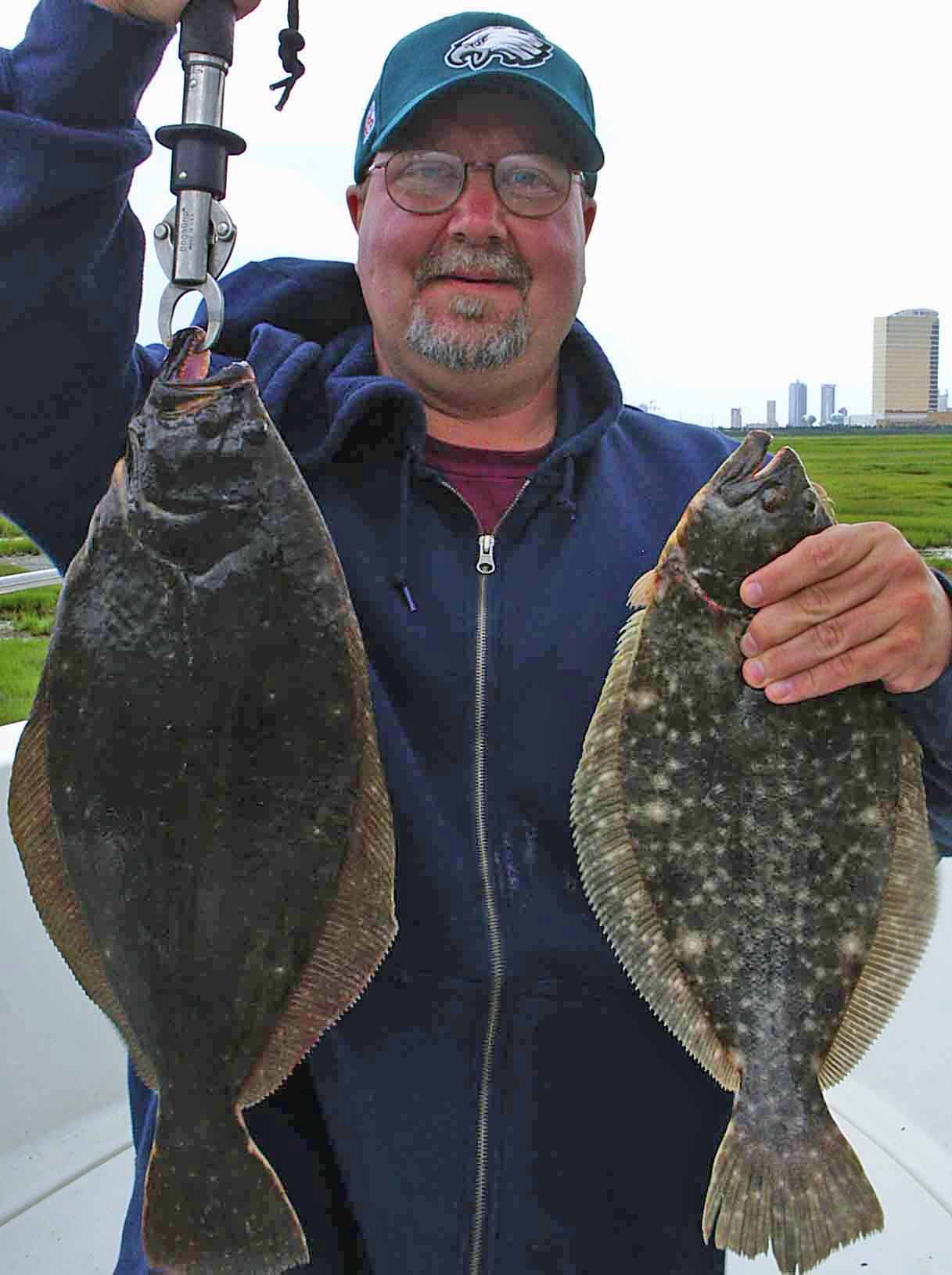 Catch lots of flounder in the waters near Atlantic City and Brigantine!